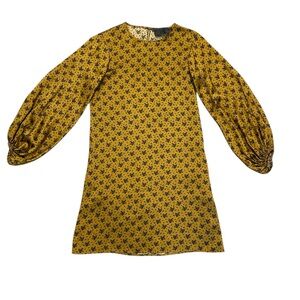 No. 6 Store 100% Silk Floral Dress